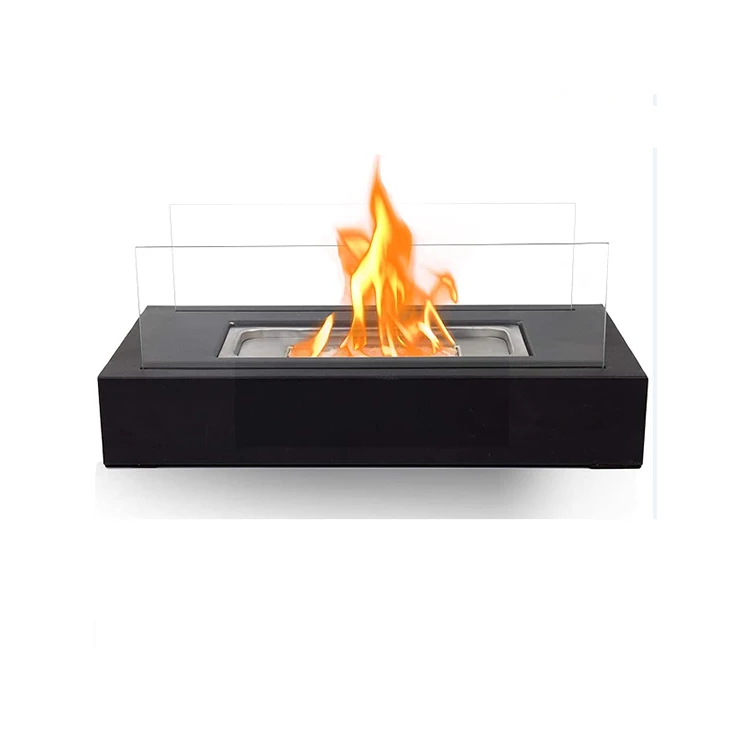 High Quality Bioethanol fire pit tabletop firepit Outdoor Glass Fireplace mini table Fireplace ethanol fireplace