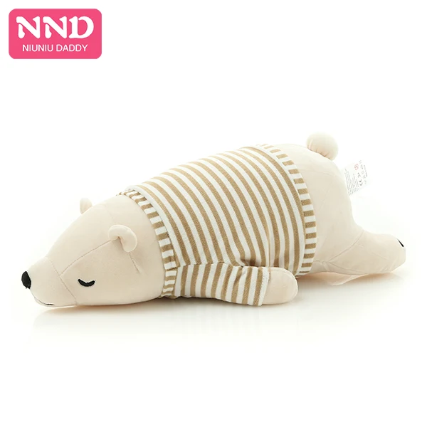 Free Shipping 88cm Stuffed PAPA Polar Bear Cute Plush Animal Toy Soft Peluches Sleeping Pillow for Children 3Sizes Niuniu Daddy