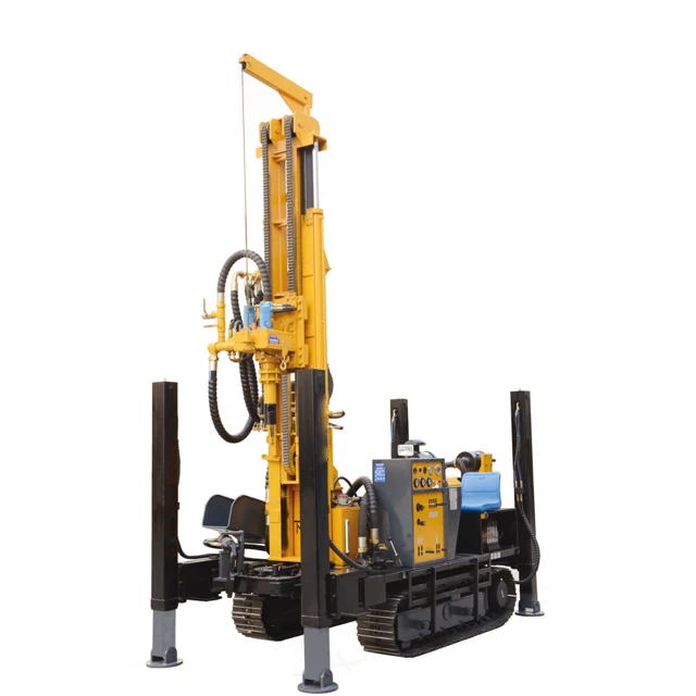 1100W 200M Petrol Track Pneumatic DTH Electric Household Diesel Engine Water Well Drilling Rig Machine