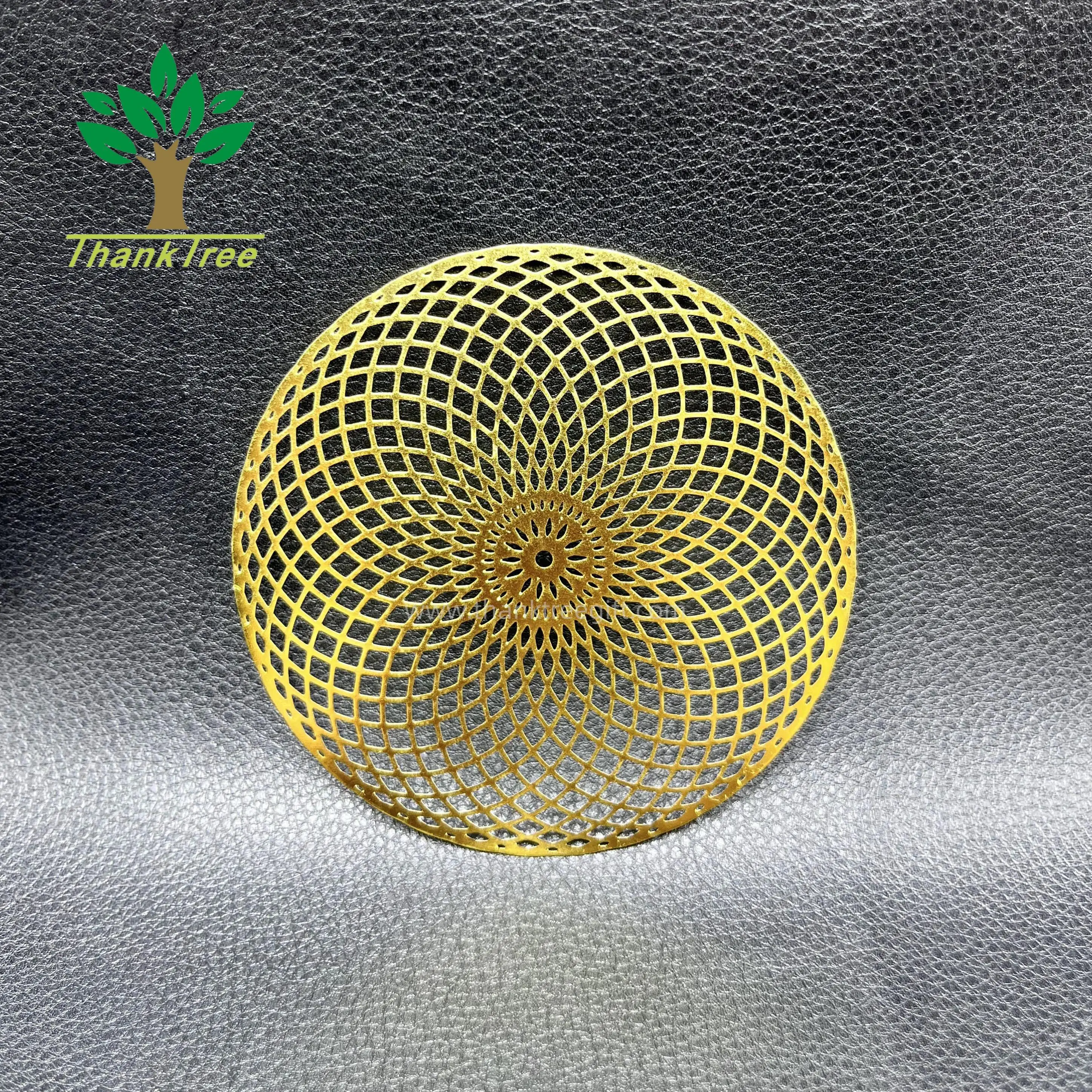 Factory professional custom design metal Torus Vortex energy cards visiting gifts wholesale