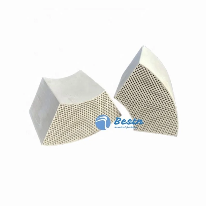 Fan-shaped Honeycomb Ceramic Regenerator for Ladle and Intermediate Ladle Baking Device