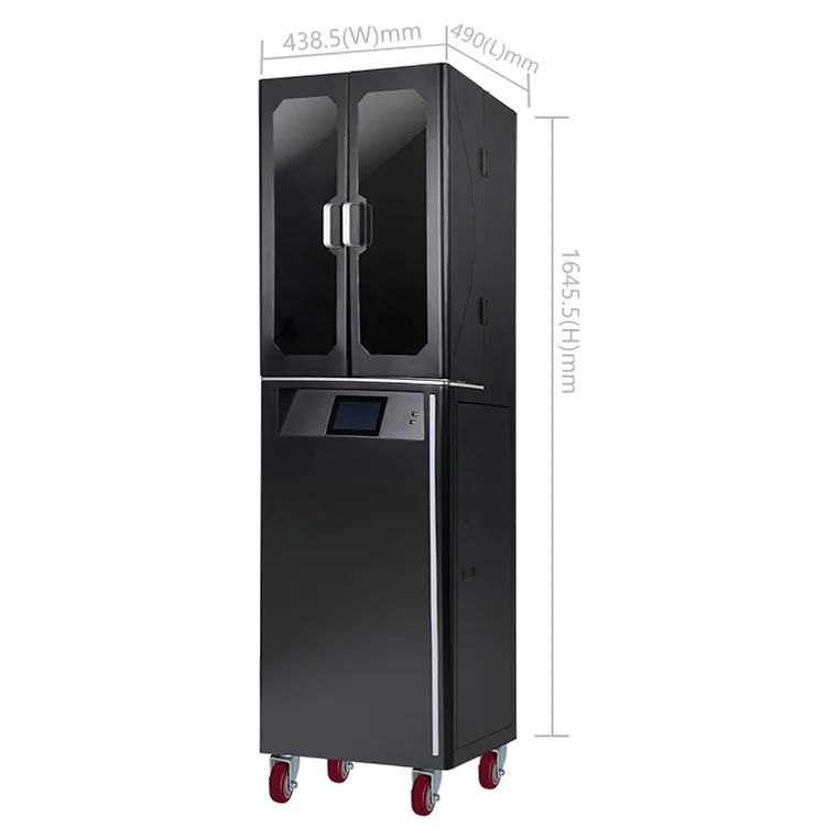 High Precision Metal 3d Printer Machine 605*650*1750mm Enclosure Industrial 3d Printer