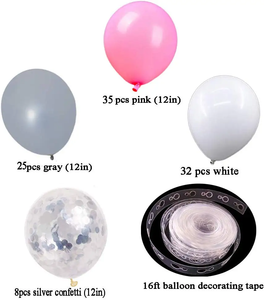 Balloon Garland Arch Kit 116 Pastel Balloons  for Party Wedding Bridal Shower Birthday Decoration