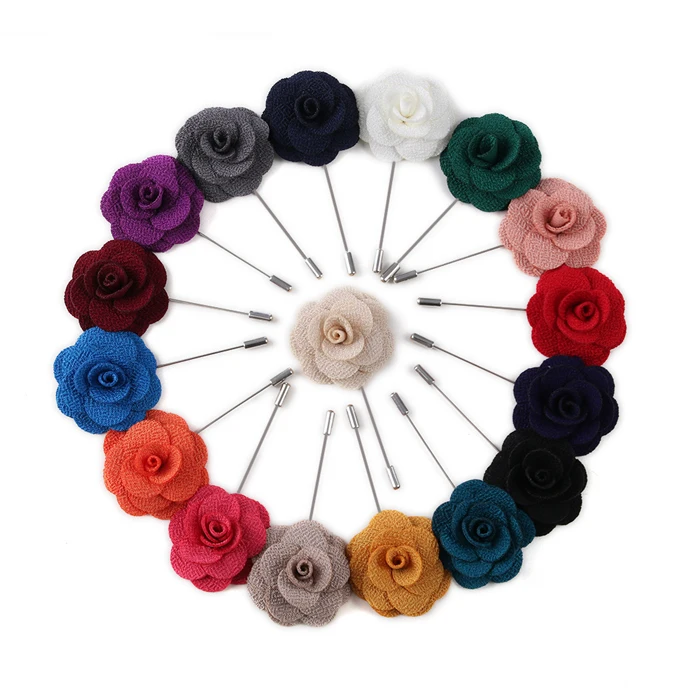 Designer Brooches And Pins Fashion Groom Boutonniere Mens Lapel Pin Custom