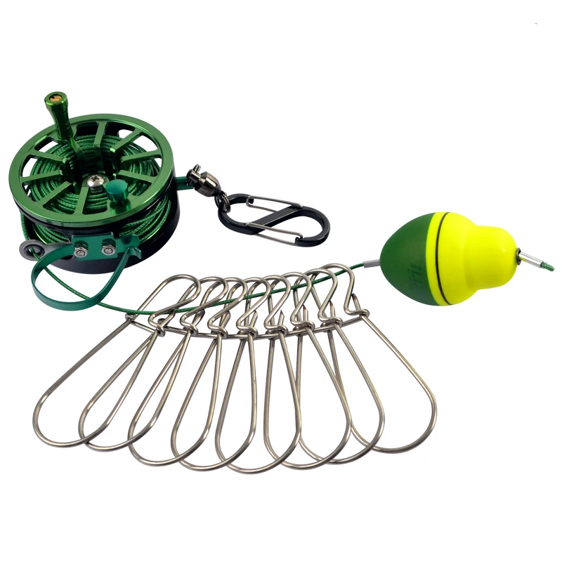 High Quality aluminum portable fishing accessories rope lock live fish locker