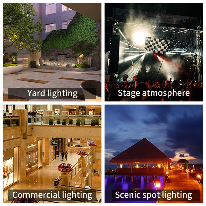 Outdoor Garden Party Projector Smart RGB 30W 50W Portable Security Floodlight Waterproof IP65 LED Flood Light