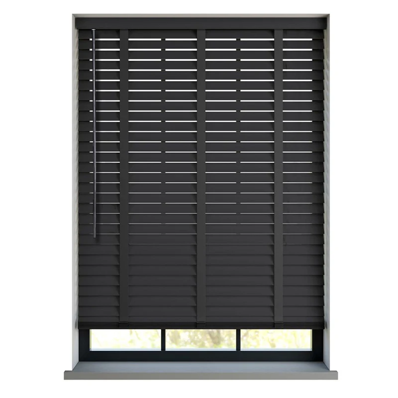 Wholesale cheap price modern office wood blinds curtain cordless/manual and electric wooden blinds for windows
