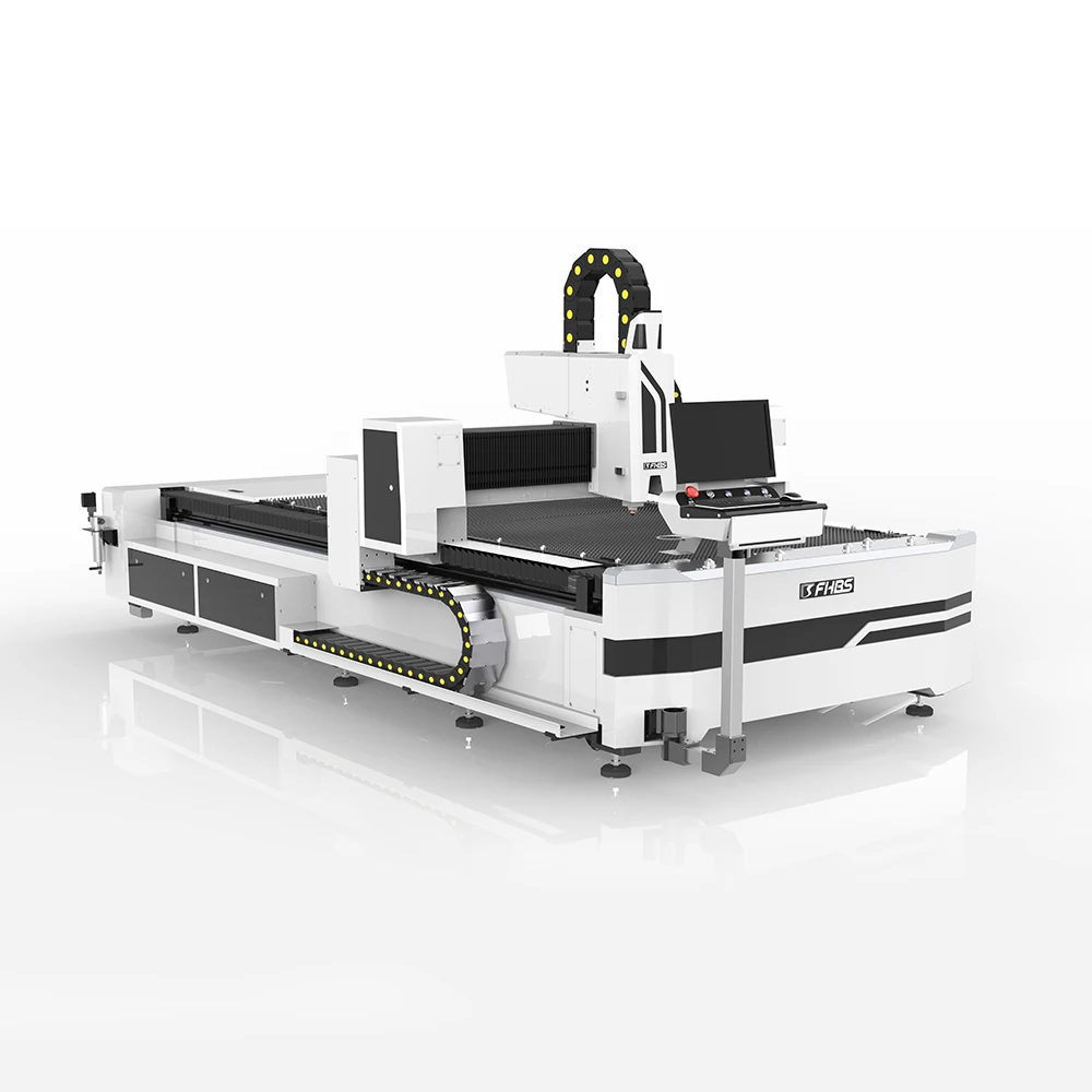
FHBS 1530 10mm carbon 1000w cnc fiber laser cutting machine for ss cs with raycus ipg max n night laser sources 