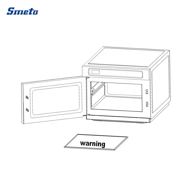 Коммерческие микроволновые печи из нержавеющей стали Smeta 30