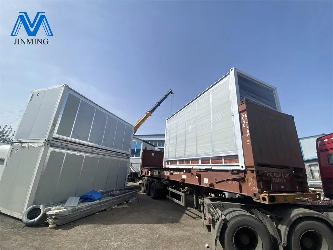 Factory Custom 20ft 40ft Easy Folding Expandable Container House On Wheels 3 Bedroom Mobile Foldable Prefab Home For Sale Usa