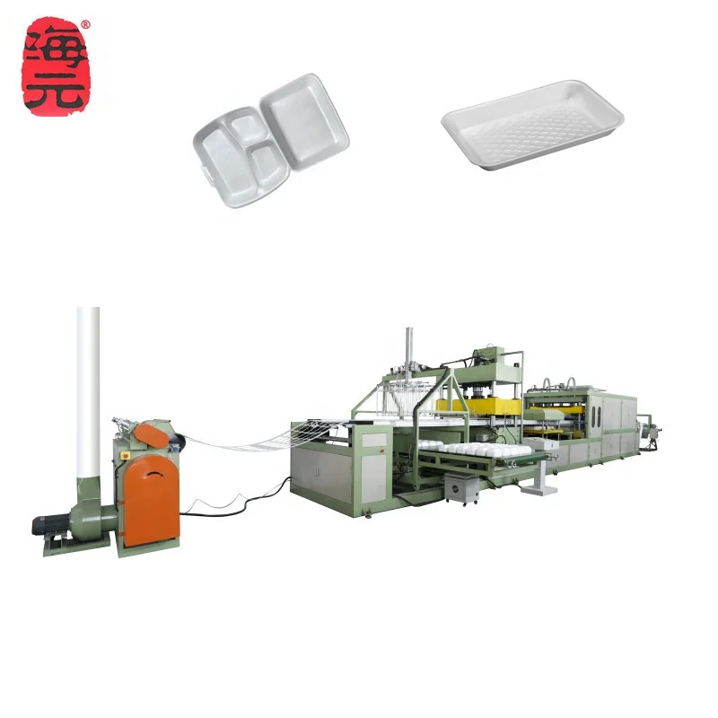 polystyrene foam machine automatic disposable plates and cups plastic dish making machine