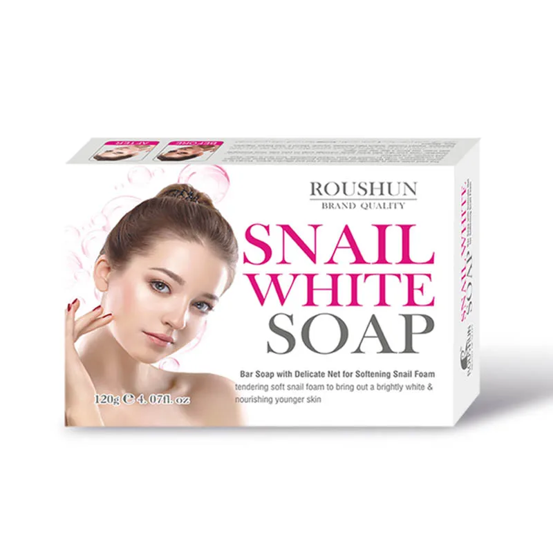ROUSHUN Snail Soap Private Label Natural Handmade Skin White Soap