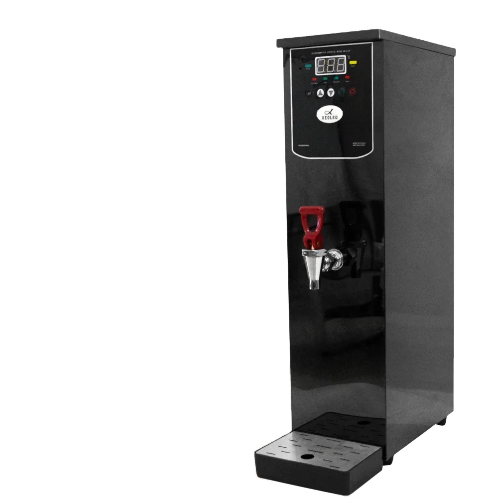 Xeoleo 20L Hot Water dispenser Commercial Hot Water machine 60L/H Black Stainless steel Water boiler for bubble tea shop 3000W