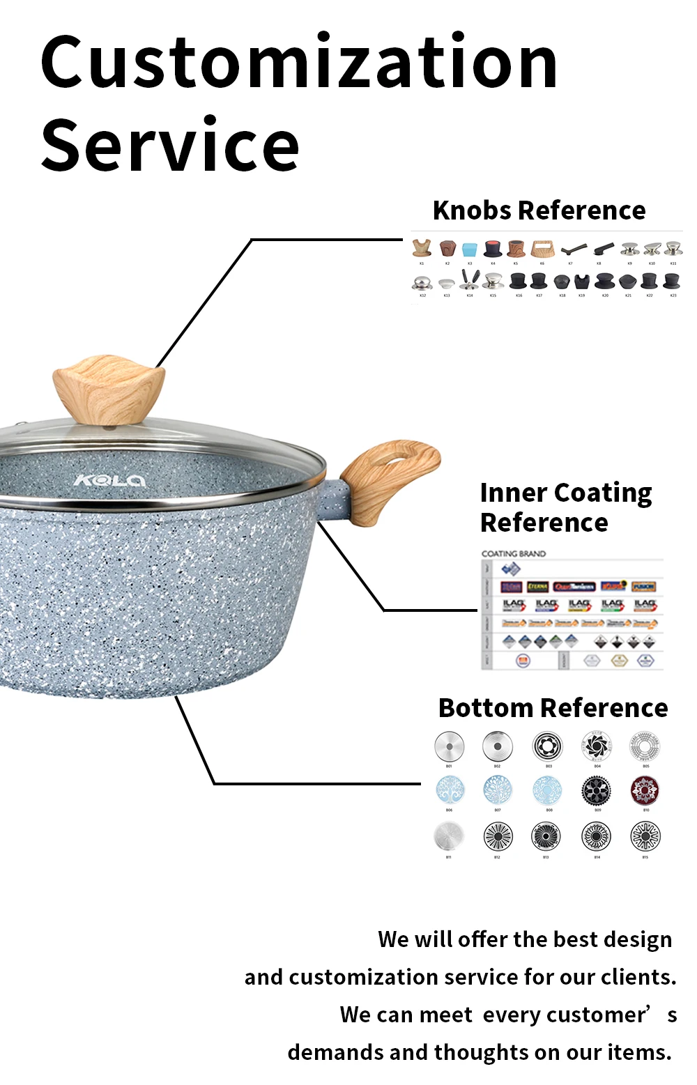 9Pcs Pots and Pans Set Nonstick Cookware Sets Granite Induction Non Stick Cooking Set Frying Pans Saucepans(PFOS PFOA Free)
