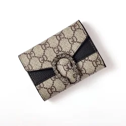 Лидер продаж Amazon продает новый роскошный модный женский брендовый дизайнерский однотонный корейский короткий кошелек из искусственной кожи