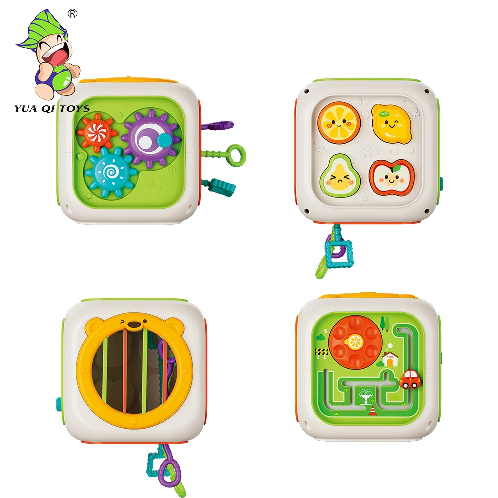 Six-Sided Drum Puzzle Baby Toy