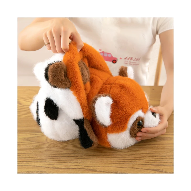 Stuffed Animals Toys Flip Custom Pillow Reversible raccoon turns into a panda Plush Toy