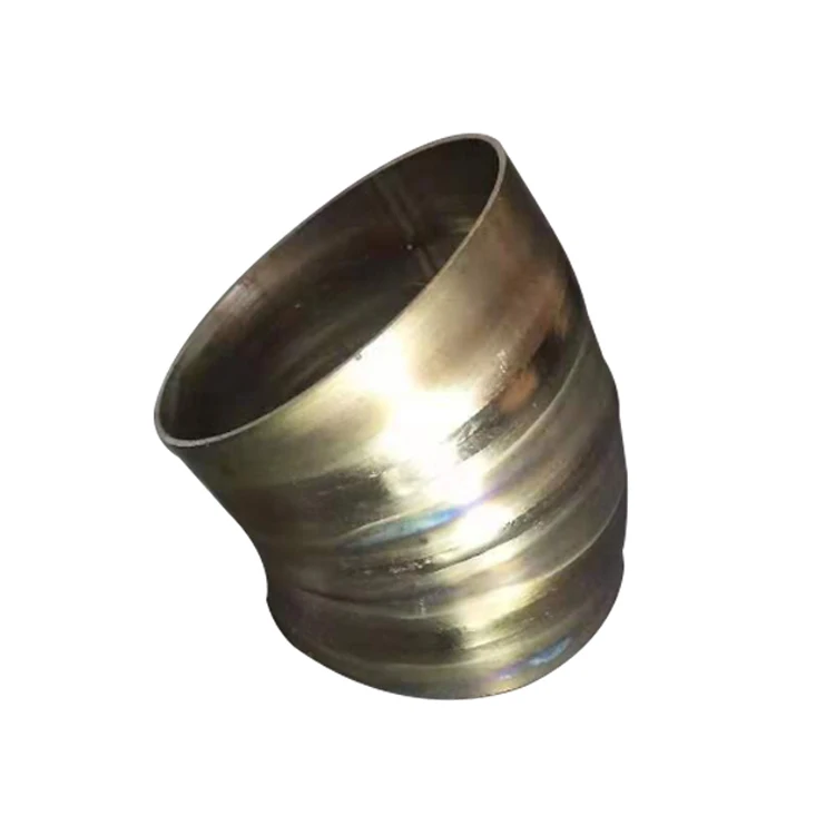 2 5 3 4 дюйма 90 45 градусов небольшой радиус титановый локоть Лобстер weldede pie cut согнуть для DIY выхлопных турбо
