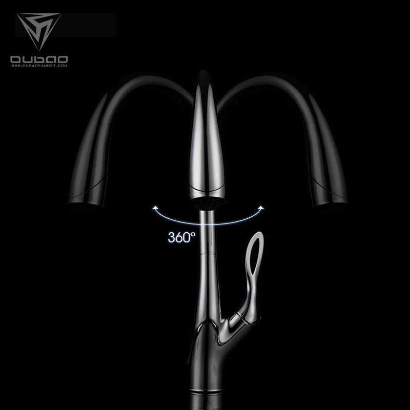 Kaiping factory brass goose neck kitchen sink water mixer tap