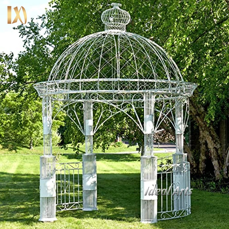 Ideal Arts Outstanding Wedding Gazebo Arch Metal Dome