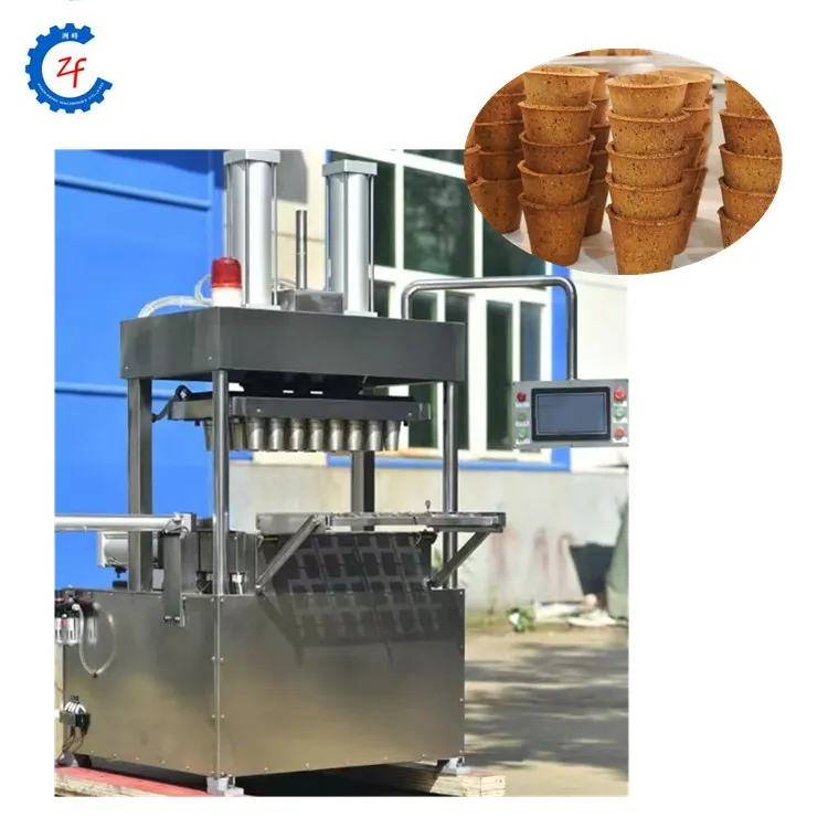 Edible cookie coffee cup making machine price