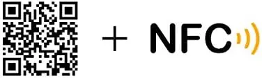 Pay with Crypto - QR Code and NFC Tag - Easily Programmable - Two-Sided Storefront Window Decal