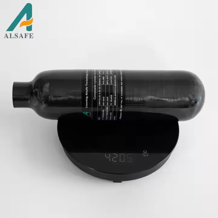 Полностью обернутый баллон из углеродного волокна высокого давления 0 36 л