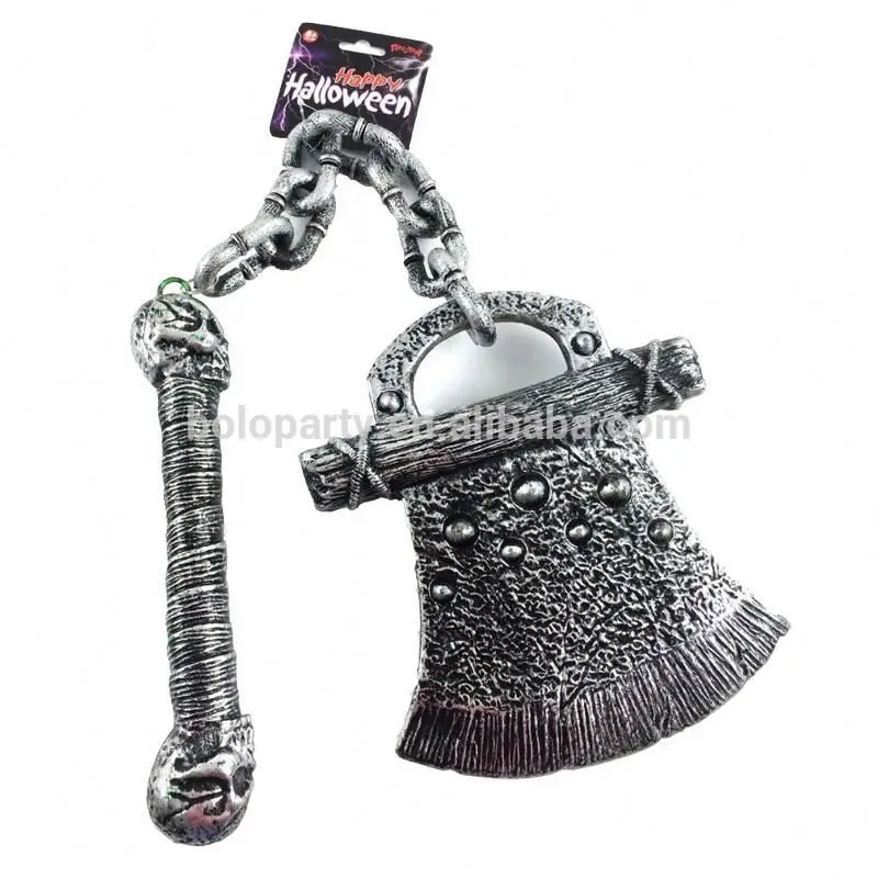2021 Wholesale High quality Halloween Party Battle Axe Plastic Toy Axe