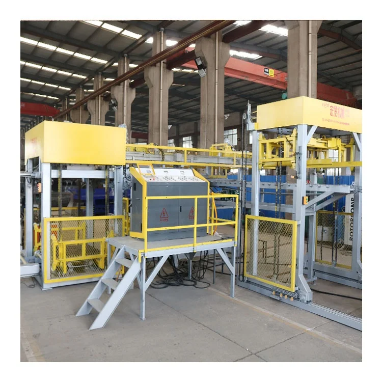 Cement brick packing machine and cube machine