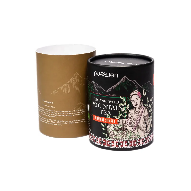 biodegradable cardboard tube package box for candle luxury candle jars and packaging