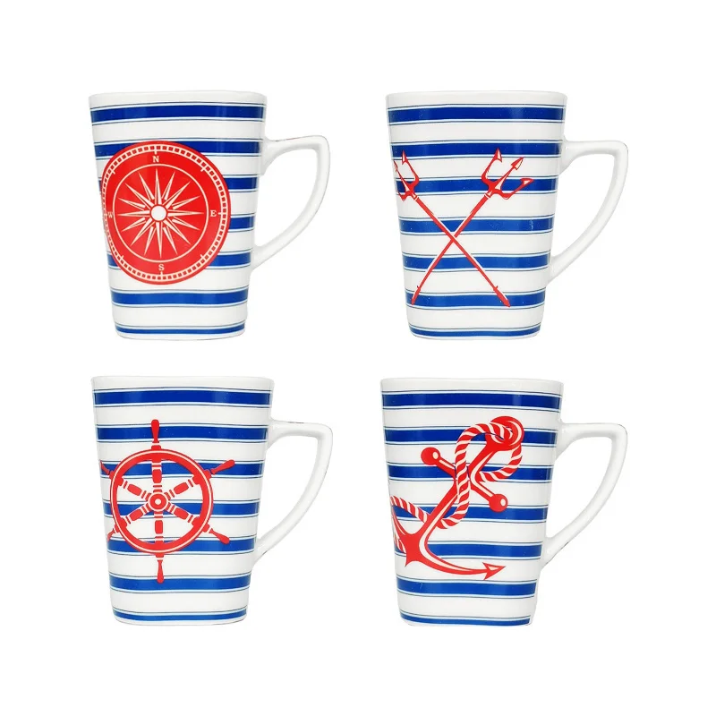 hot sale  ceramic enamel mug tea cup sets ceramic