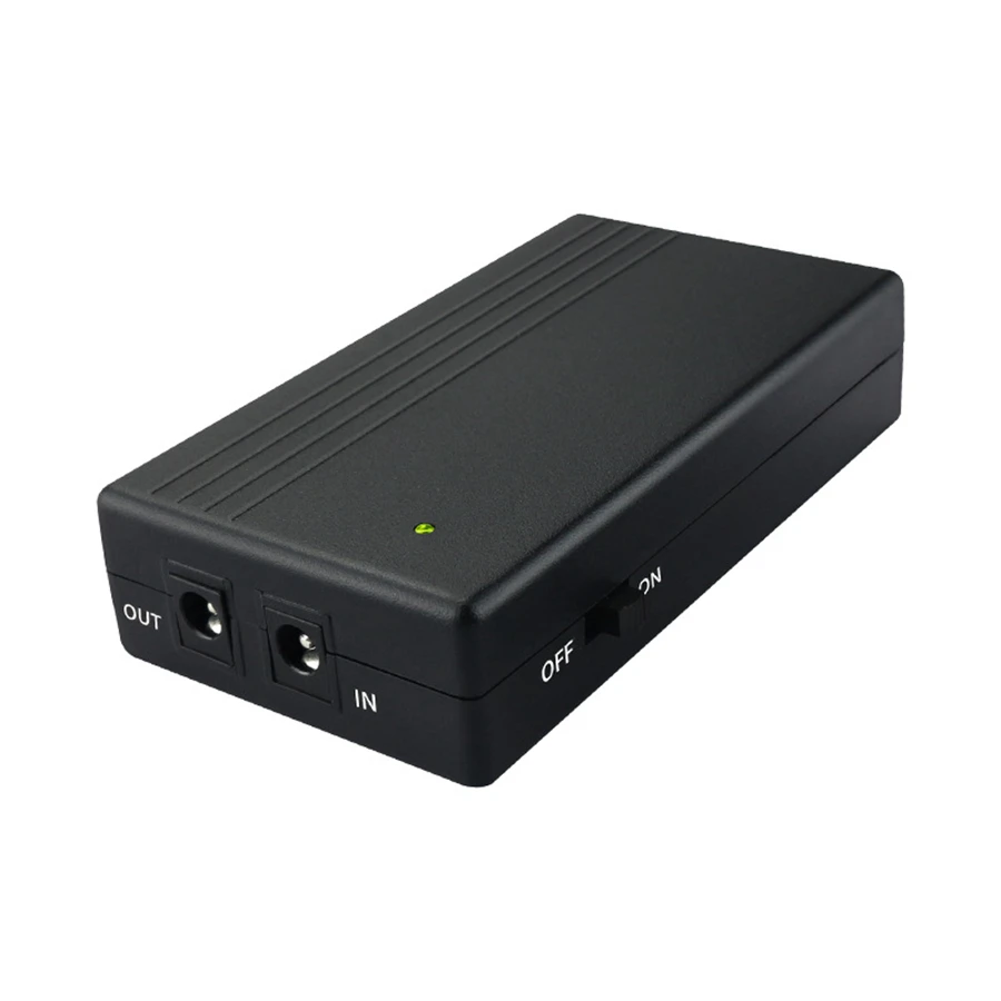 CCTV Camera Modem 18650 Lithium Battery Backup Online 9V 1A Mini UPS 18650 Lithium Battery Backup for WiFi Router DVR /