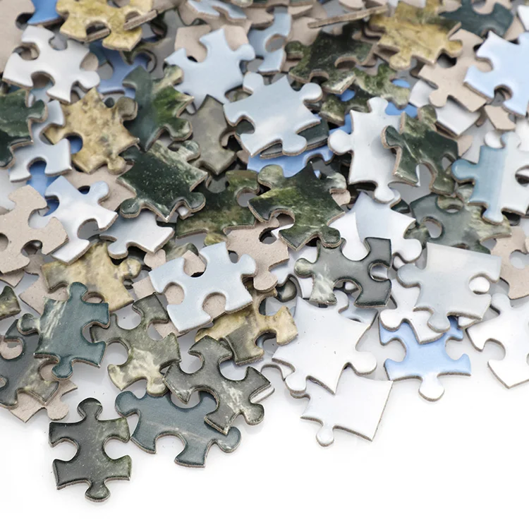 Wholesale custom factory customized 1000 pieces jigsaw puzzles