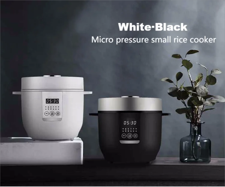 Digital Electric Rice Cooker Mini Multi Stainless Steel Non-stick Slow Smart House Use Portable Drum