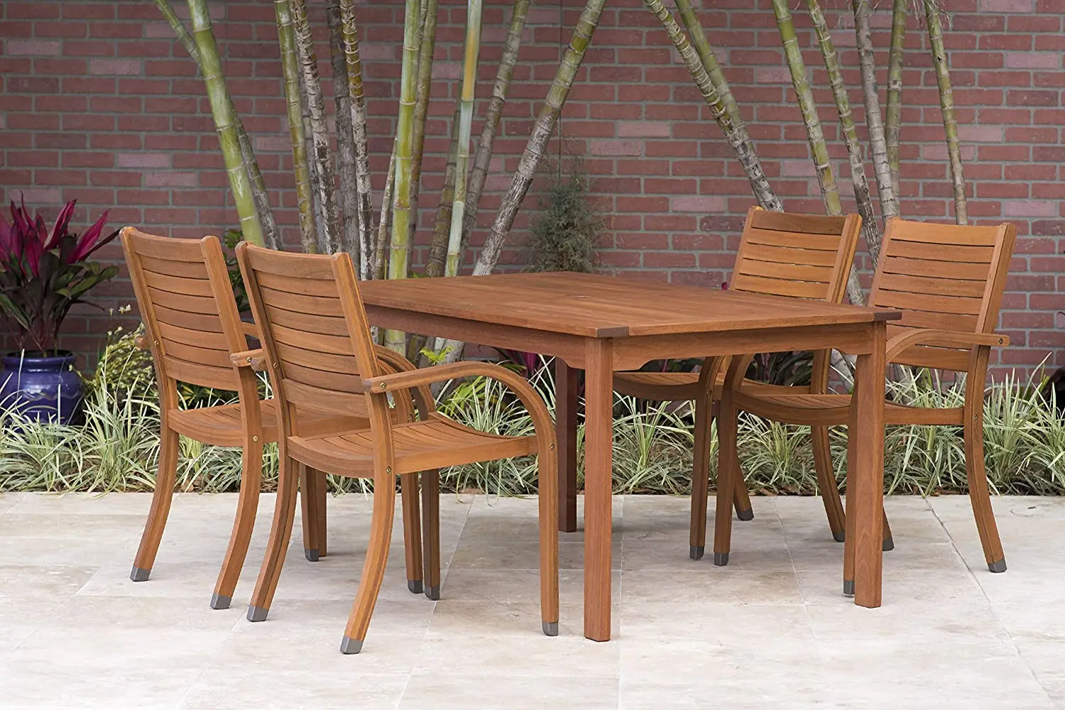 Туинмебелен из тика, салантафель из стейпера