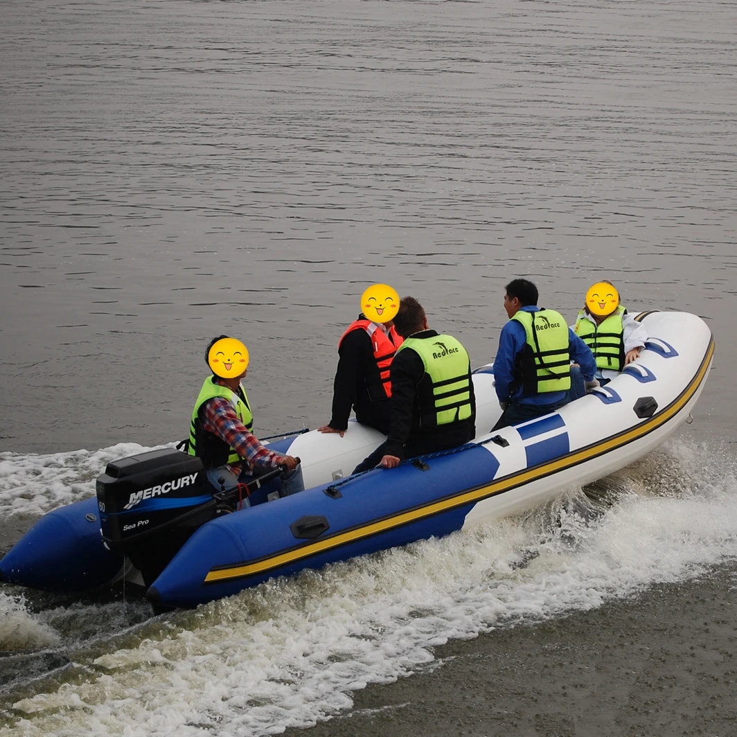 Liya 5.2 meters fabric hypalon motor powered boats inflatable rib boats