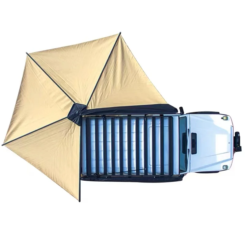Car side awning roof top tent 270 degree fast open awning for camping for sale