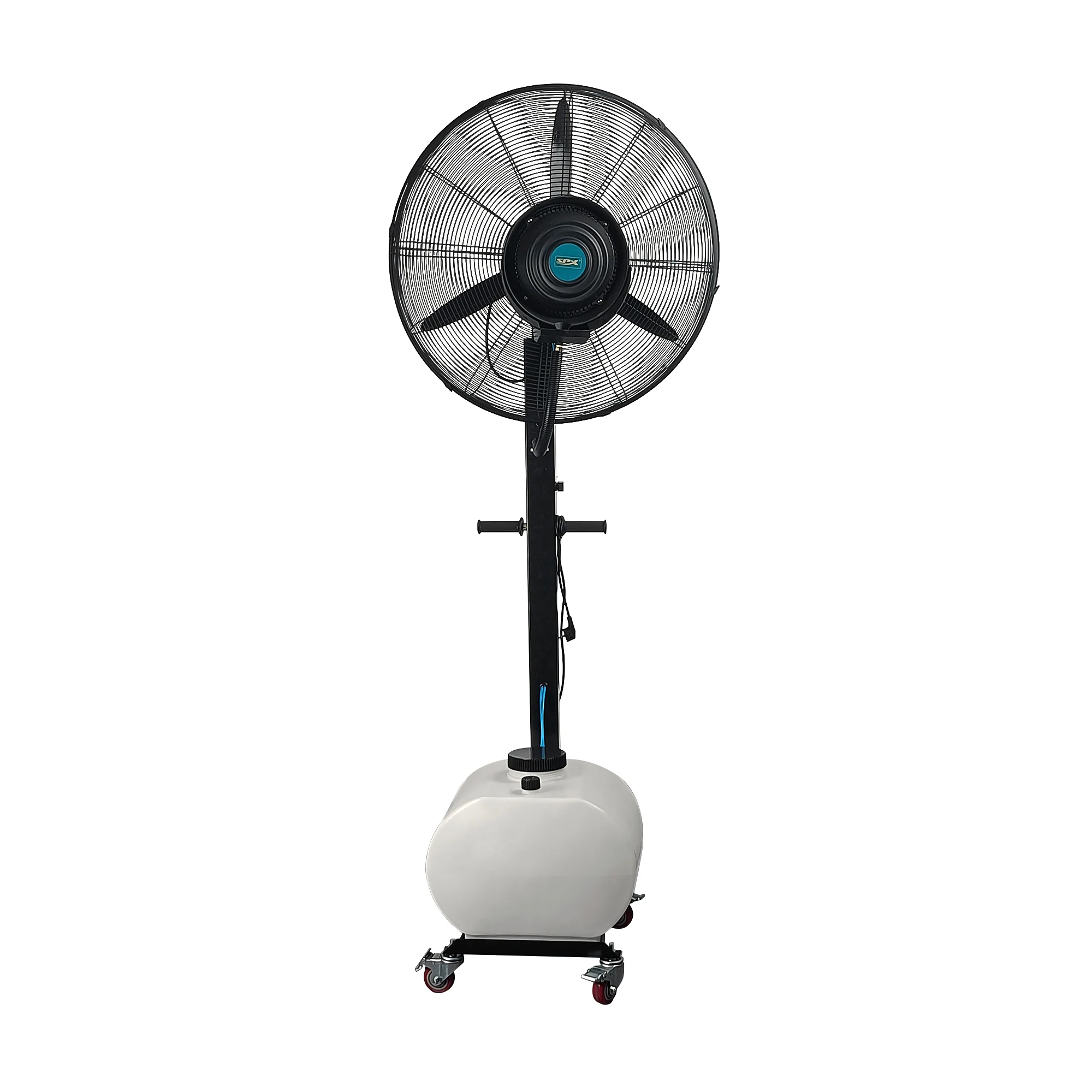 Industrial electric portable water misting fans