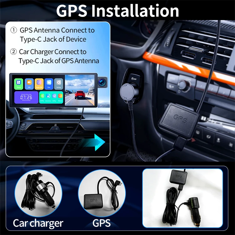 Small Order Quantity Quality assure wireless car navigation system Dash Cam Car Dash board Video