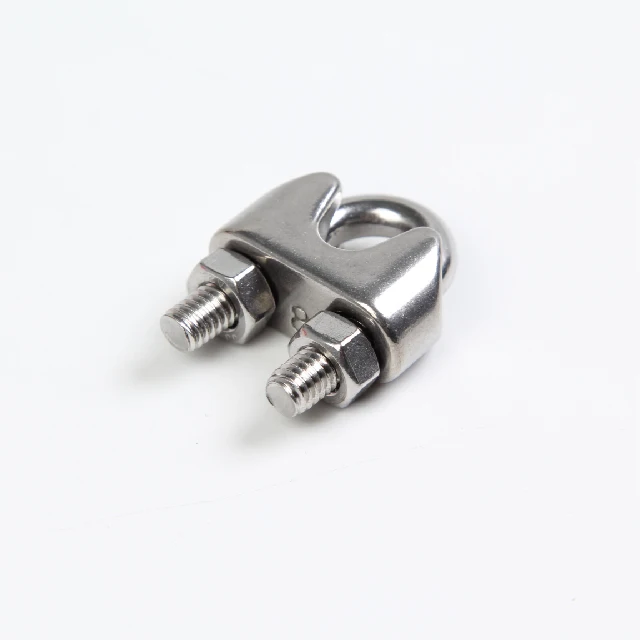 Low price Adjustable DIN741 stainless steel wire rope clip for fixings