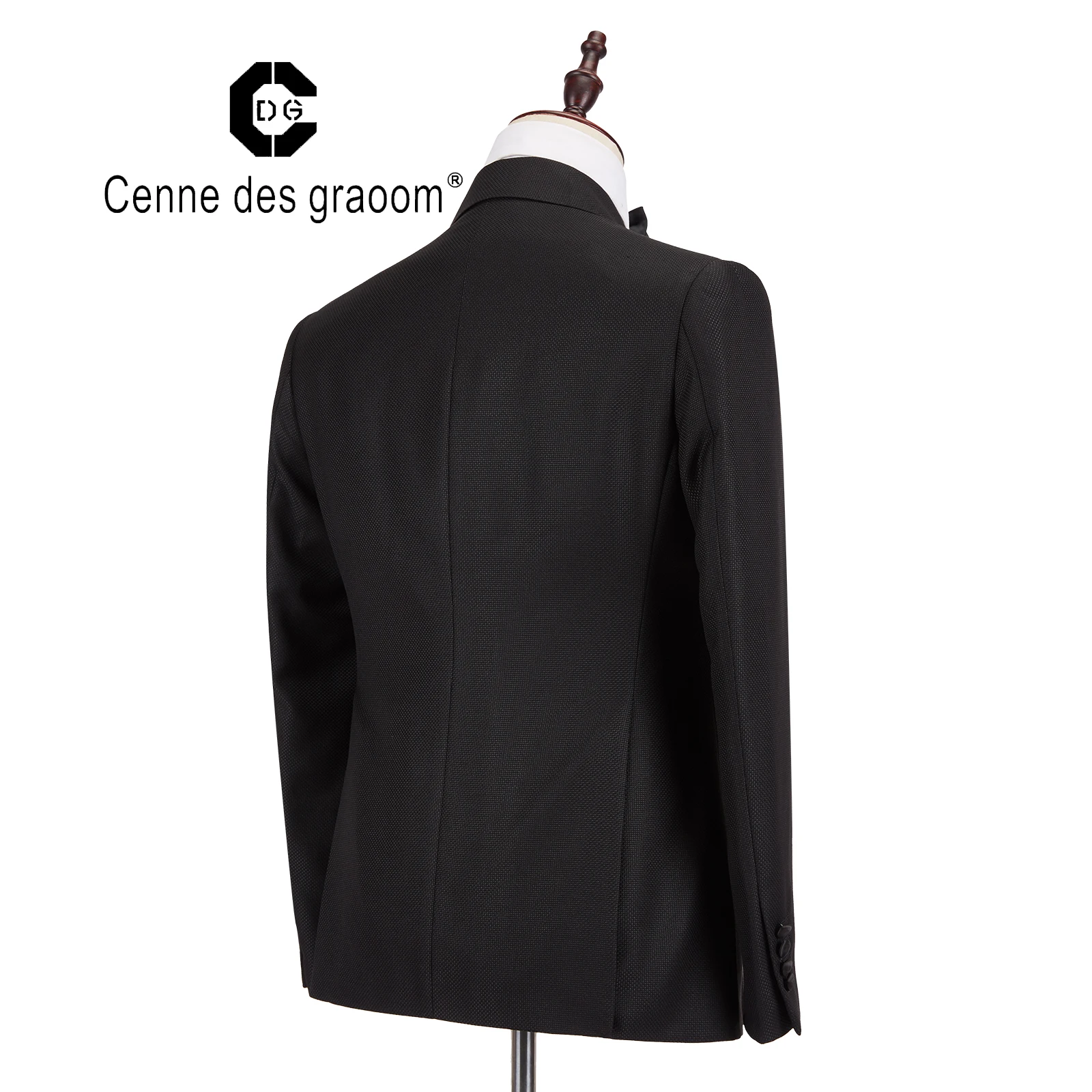 China wholesale wedding 2 piece jacket pants Slim fit 4 forks Men Suits