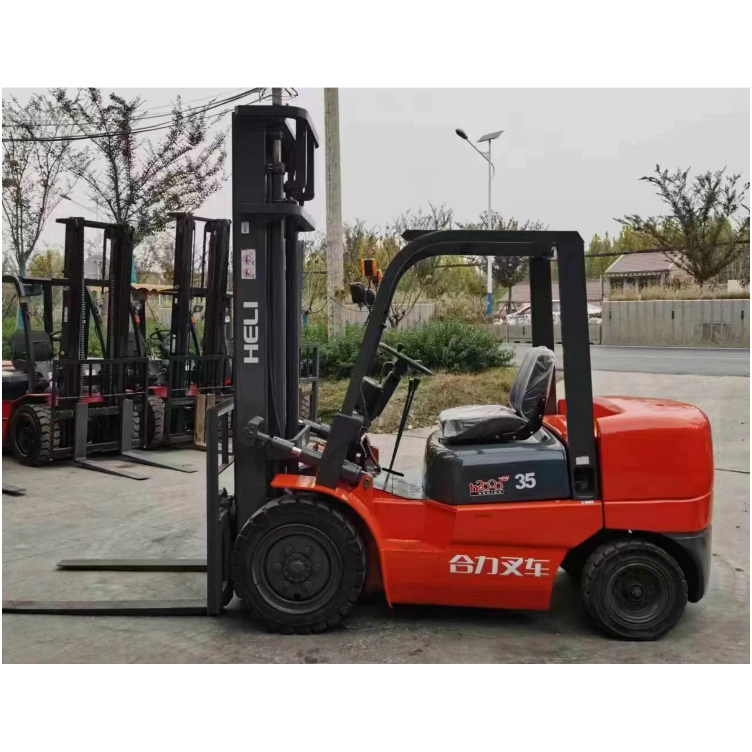 cheap warehouse diesel used forklift Heli K35 3.5 ton forklift for sale k35