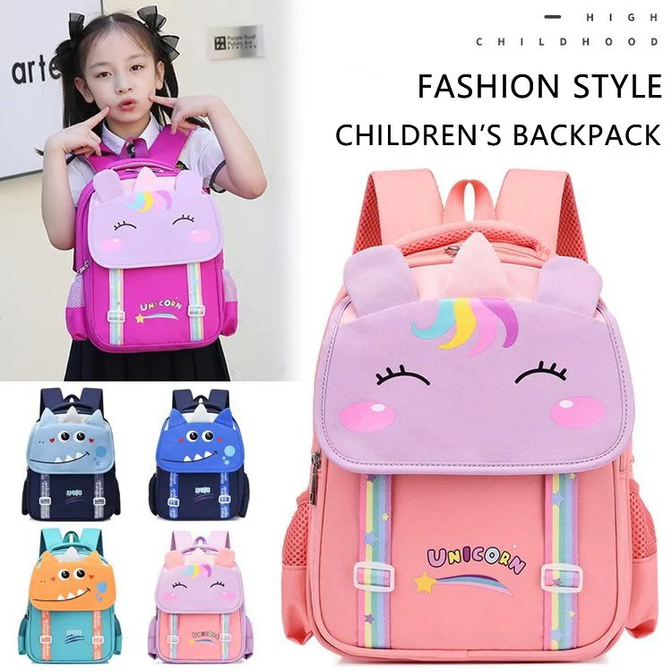 Mochilas escolares cute Unicorn kids school bags for girls boys kindergarten cartoon backpacks large capacity children gift bags