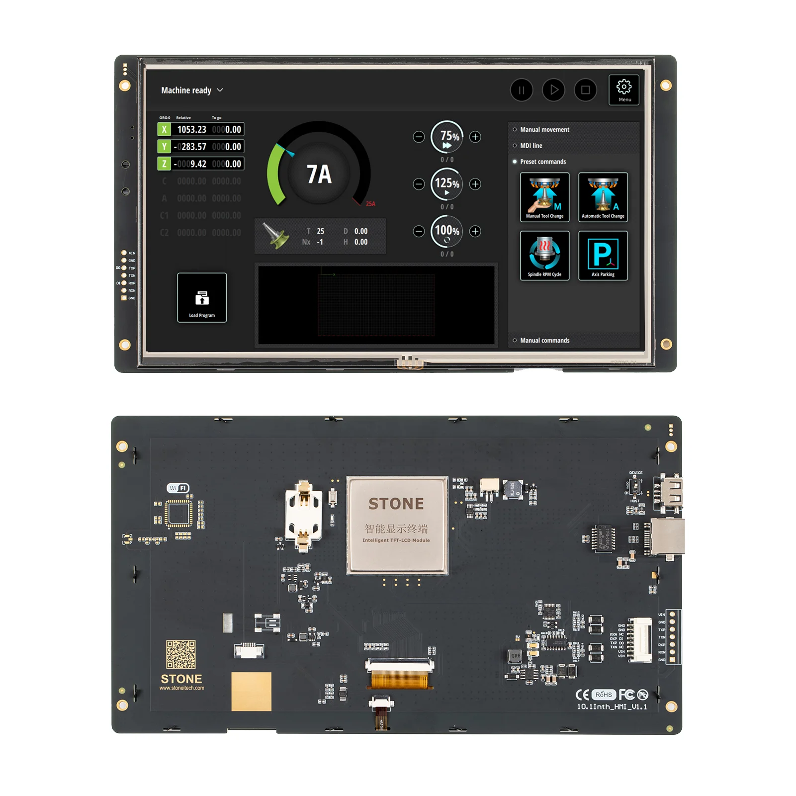 From 3.5' to 15.1' screen TFT LCD HMI Modules Raspberry Aduino RS485 232 422 TTL Json Hex Monitor Controller panel Display