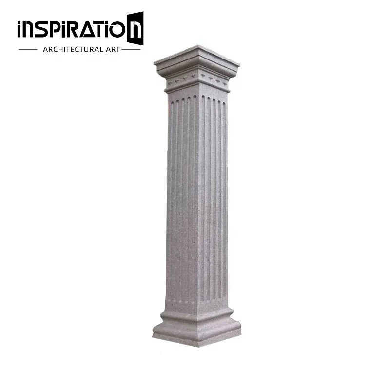 House Construction Concrete Roman Column Silicone Rubber Pillar Molds  ABS Plastic Durable  Baluster Column Mold
