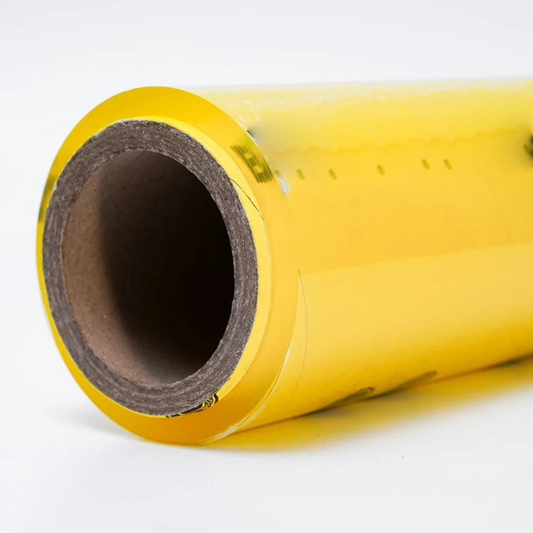 Hot Selling  Food Grade PVC Cling Film Wrap Stretch 8-15mic 30-50cm Width Custom Size Meat Packing Fresh Film Logo Printing