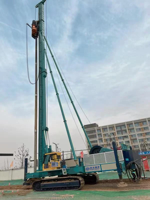 Building materials machinery ground screw small hydraulic static pile driver price