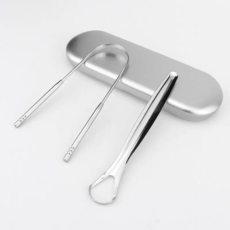 
Gold Stainless Steel Surgical Grade Stainless Steel Tongue Cleaners 304 Stainless Steel Tongue Scraper tongue scraper cleaner 