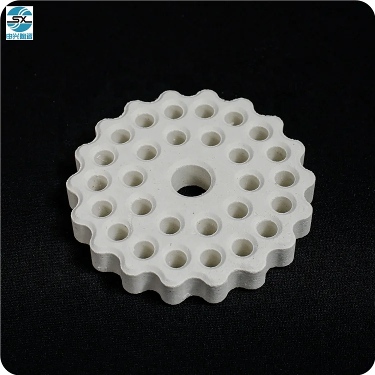 refractory ceramic disc parts mullite ceramic insulator