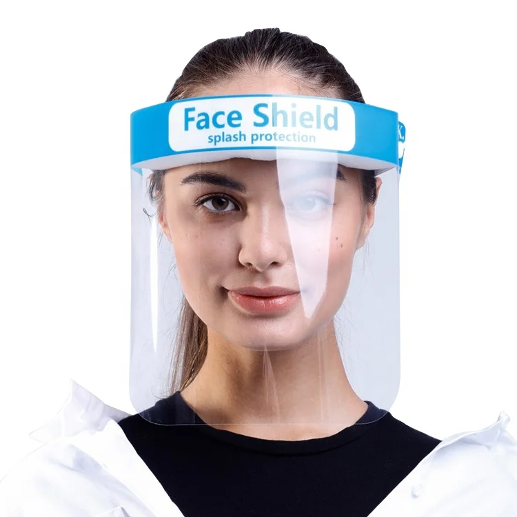 Disposable adult clear anti-fog protective medical face shield
